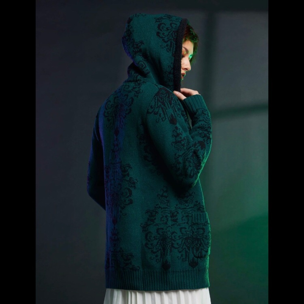 NWT DISNEY THE HAUNTED MANSION HER UNIVERSE SHERPA CARDIGAN